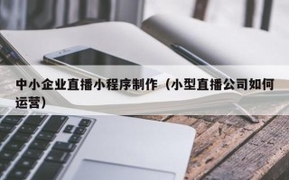 开平中小企业直播小程序制作（小型直播公司如何运营）